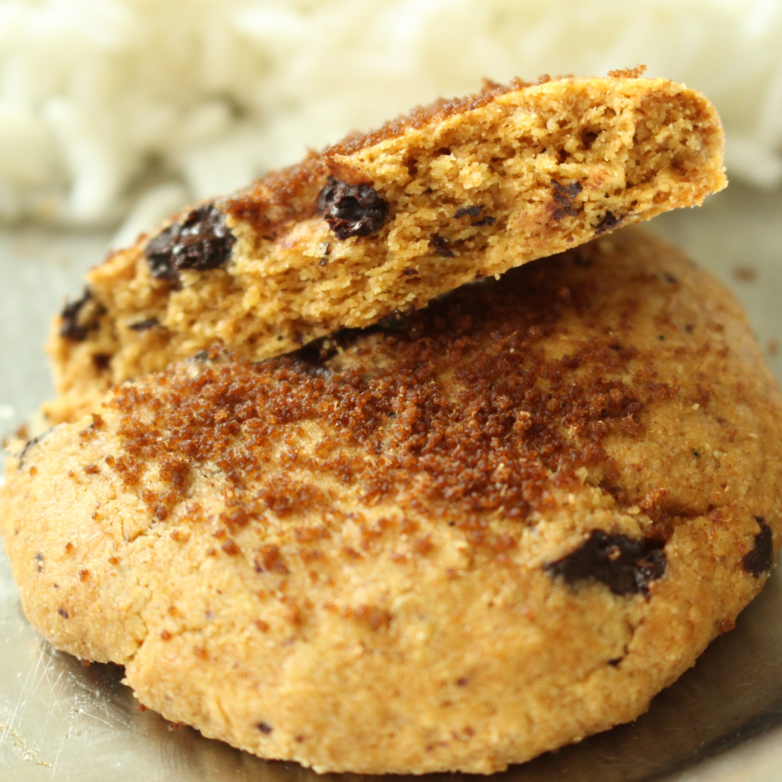 Wholegrain Einkorn Chocolate Chip Cookies